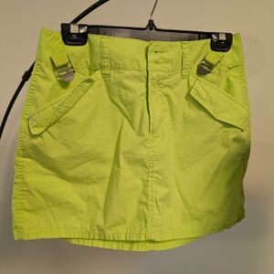 H&M Neon Green Mini Skirt